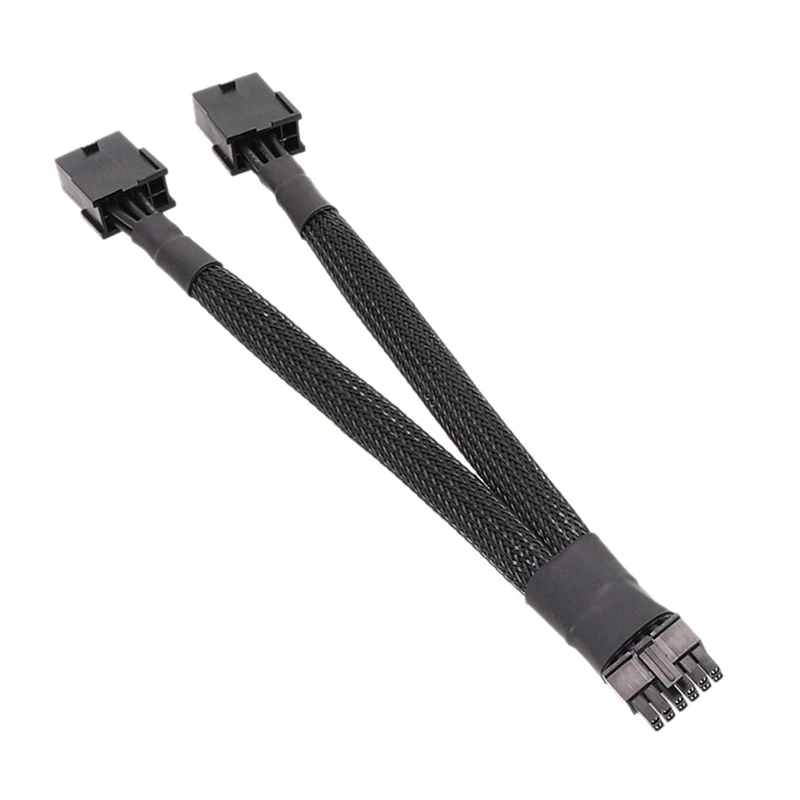 Видеокарта 12vhpwr Pcie 5 0 12-контактный на двойной GPU PCIE 8-контактный кабель для RTX30