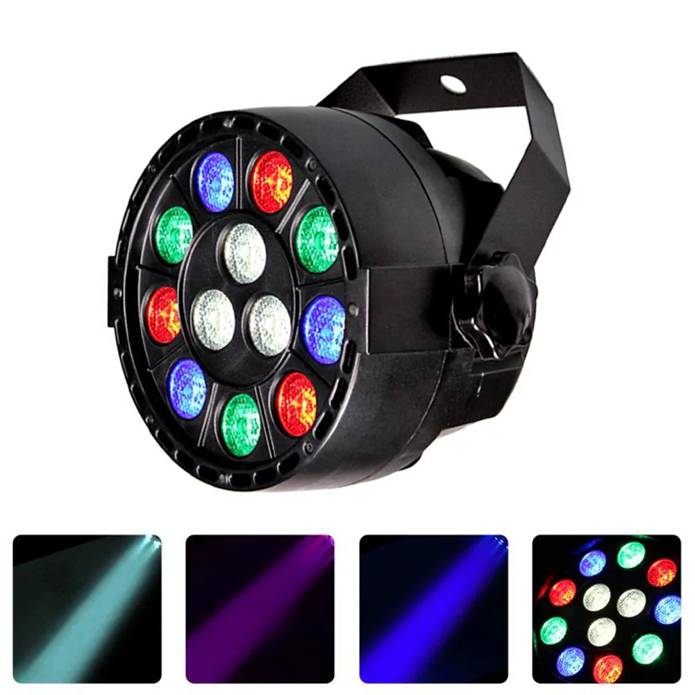 12PCS LED Par Lights Colorful Sound Activated RGB Strobe Lamp For Party Bar Style Dj Event Stage Effect Dance Home Show