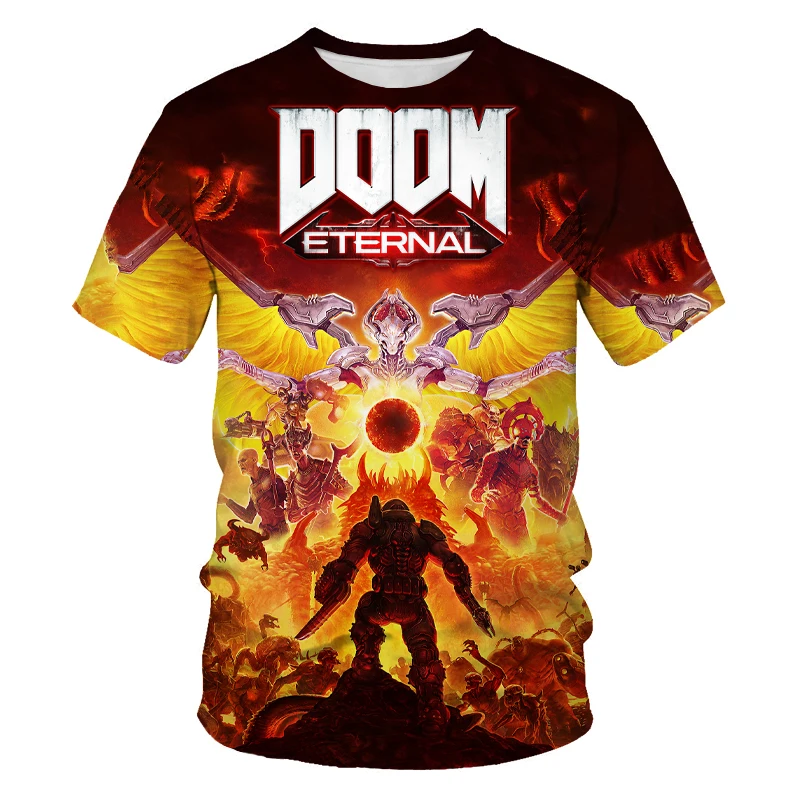 

2023 spring/summer the latest movie elements 3D printed cool T-shirt men's and women's short sleeve beauty fashion animal