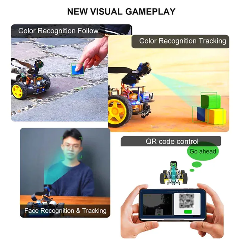 Робот-автомобиль Raspberry Pi с камерой FPV (без платы Pi)