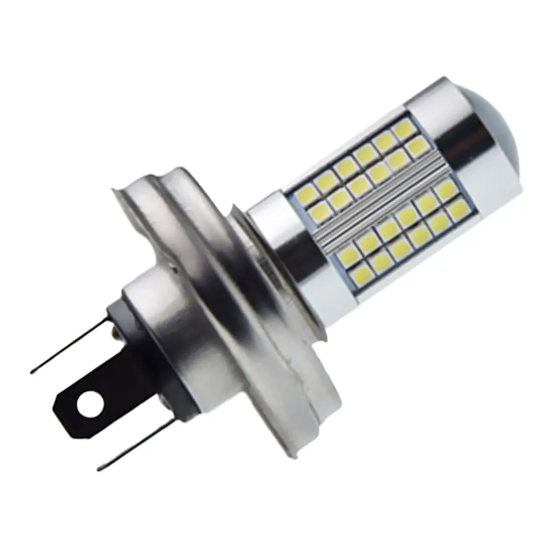 Фото Светодиодная лампа для фар автомобиля/грузовика, белая, DC6V, P45T, 3030, 66SMD, 12W, ближний/дальний свет, противотуманная фара №1