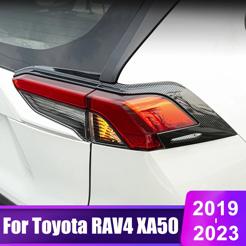 Per Toyota RAV4 2019 2020 2021 2022 2023 RAV 4 XA50 XA 50 Hybrid Car fanale posteriore fanale posteriore copertura della lampada Trim accessori