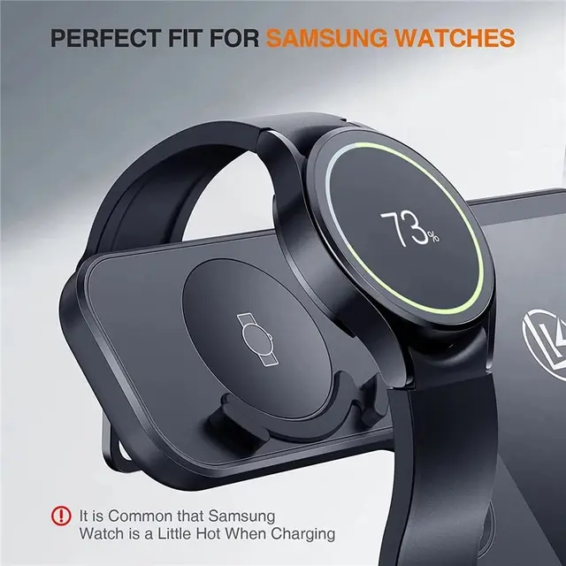 30W 3 in 1 Wireless Charger Stand For Samsung S22 S21 S20 S10 Ultra Note Galaxy Watch 5 4 Active Buds Fast Charging 3