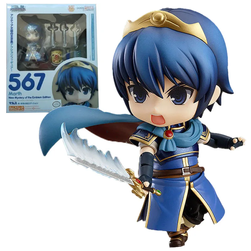 

In Stock Original GOOD SMILE GSC 567 NENDOROID Marus Marth New Mystery of The Emblem Edition Marth Anime Figure Model