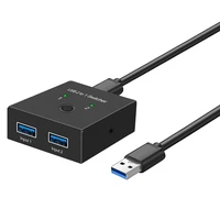 usb 3 0 switch selector kvm switch 2 in 1 out usb switcher for 2 computers share 1 usb devices such as printer scanner