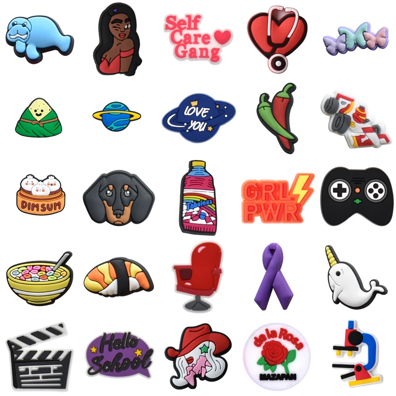 

Kids Men Para Pins Set Jeans Boy Girl Decorations for Crocs Wholesale Bulk Shoes Accessories Shoe Charms Women Charm Gifts Packs