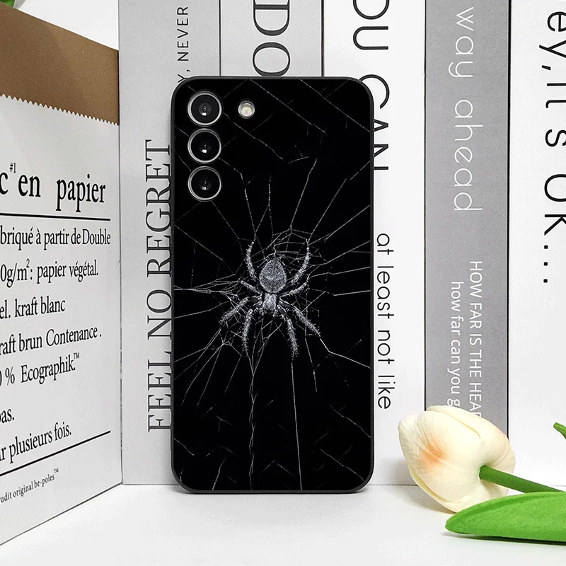 Фото Модный черный чехол для телефона с принтом паутины для Honor Huawei 200 LITE 100 400 PRO 90 80 Lite Magic 8 7 6 5 Pro, мягкие чехлы №3