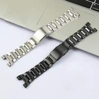 solid stainless steel strap for casio g shock gst 210 gst w300 gst 400g gst b100 s100ds110dw110 metal replacement bracelet