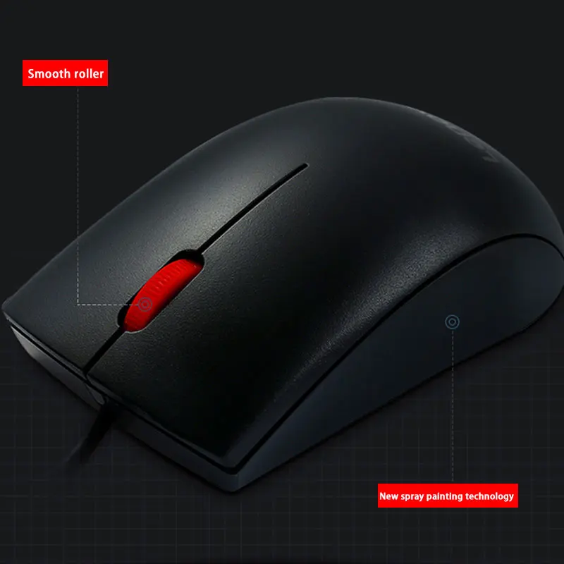Мышь Lenovo Mouse M120 Pro Проводная мышь Лидер продаж Офисная Черная