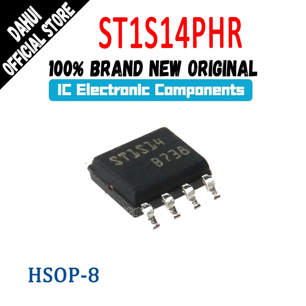 

ST1S14PHR ST ST1 ST1S ST1S14 IC REG BUCK ADJUSTABLE 3A HSOP-8