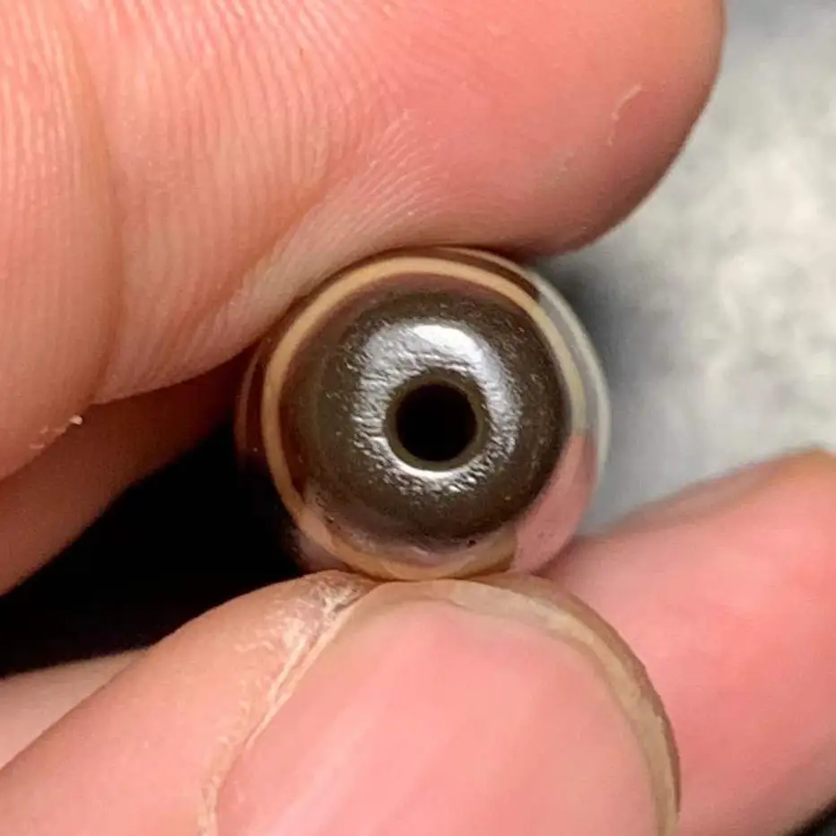 2-глазные бусины Tibentan Dzi два глаза древние каменные антикварные для