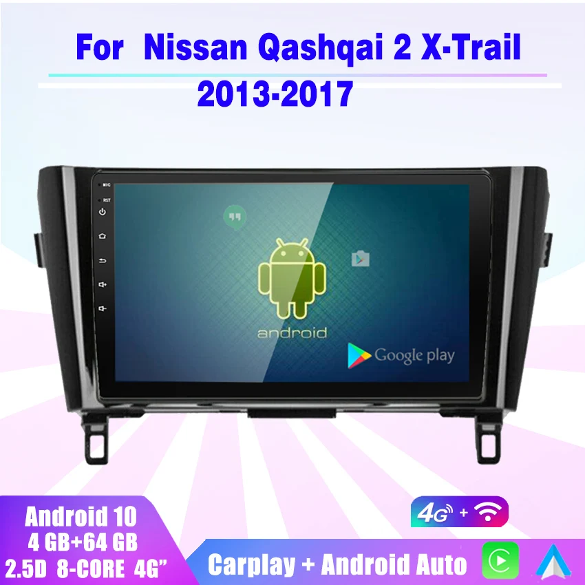 Автомагнитола на Android 10 мультимедийный плеер стерео 2Din Carplay Автомобильная