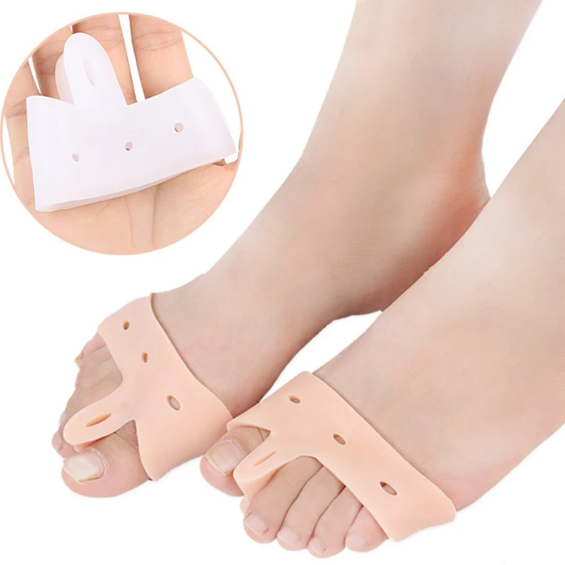 

1 пара, силиконовые разделители для пальцев ног, при вальгусной деформации