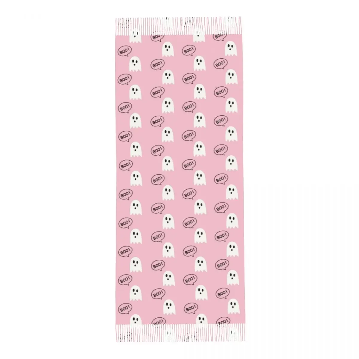 Шаль с розовыми призраками для женщин зимний большой мягкий шарф шарфы