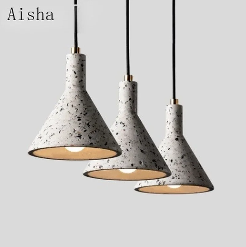 Американский промышленный подвесной светильник из терраццо ретро-лофт