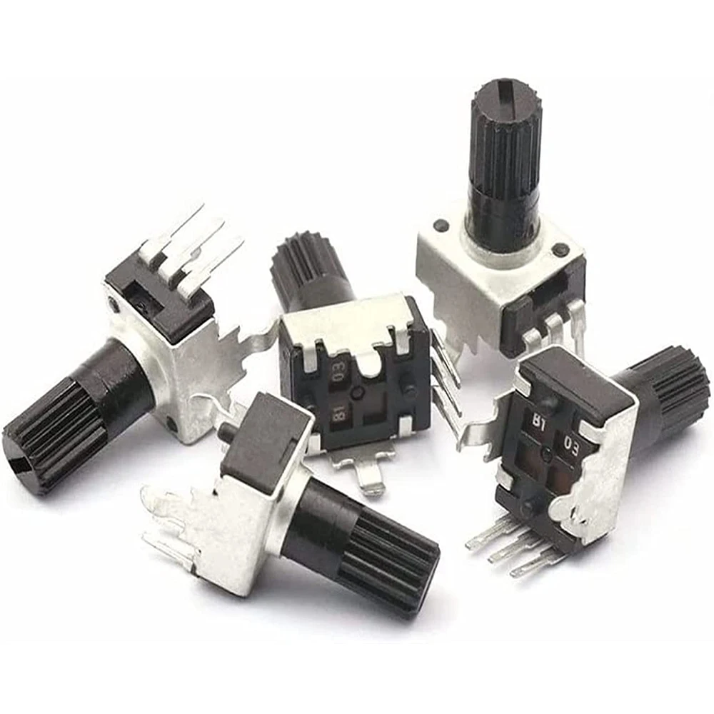 

5PCS Rv09 Vertical 12.5mm Shaft 0932 Adjustable Resistor 3pin Seal Potentiometer es 1k 2k 5k 10k 20k 50k 100k 200K 500K 1M
