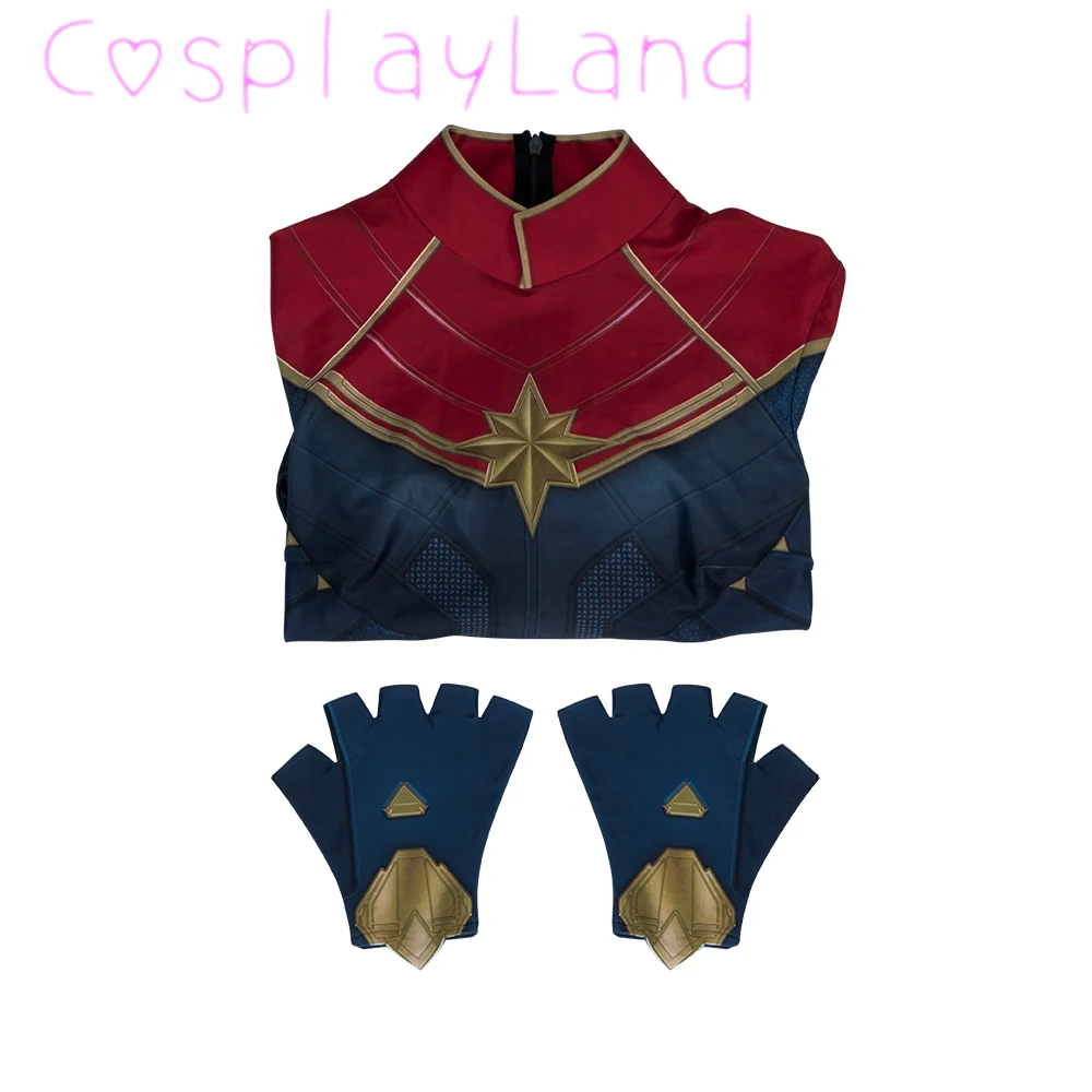 Женский костюм для косплея капитан Кэрол данверс героя супергероя Хэллоуина