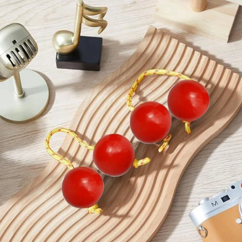 2 пары художественных шариков Aslatua Шейкер Инструмент Брязкальцо Набор для детей и