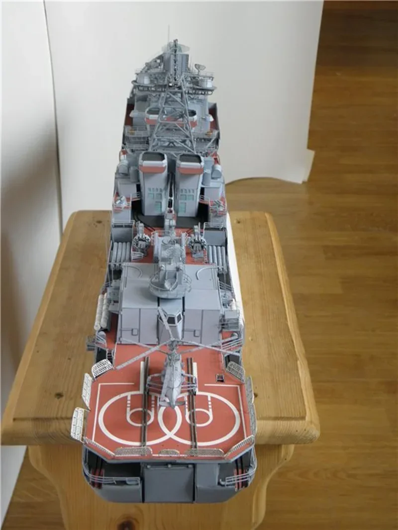 82 см DIY Paper Craft 1:200 Harlem версия боевой крейсер Scharnhorst 3D бумажная модель головоломка