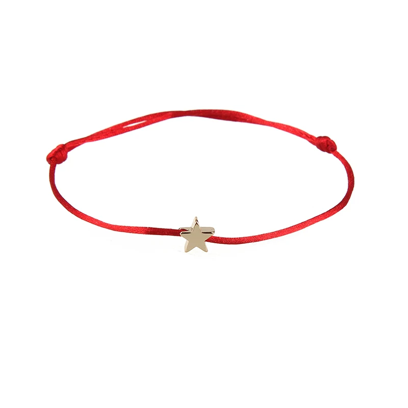 12 pcs/lot Pretty Colorful Star Butterfly Heart Pendent Bracelets For Women Girl Kids Fashion Jewelry Rope Adjustable Bracelet