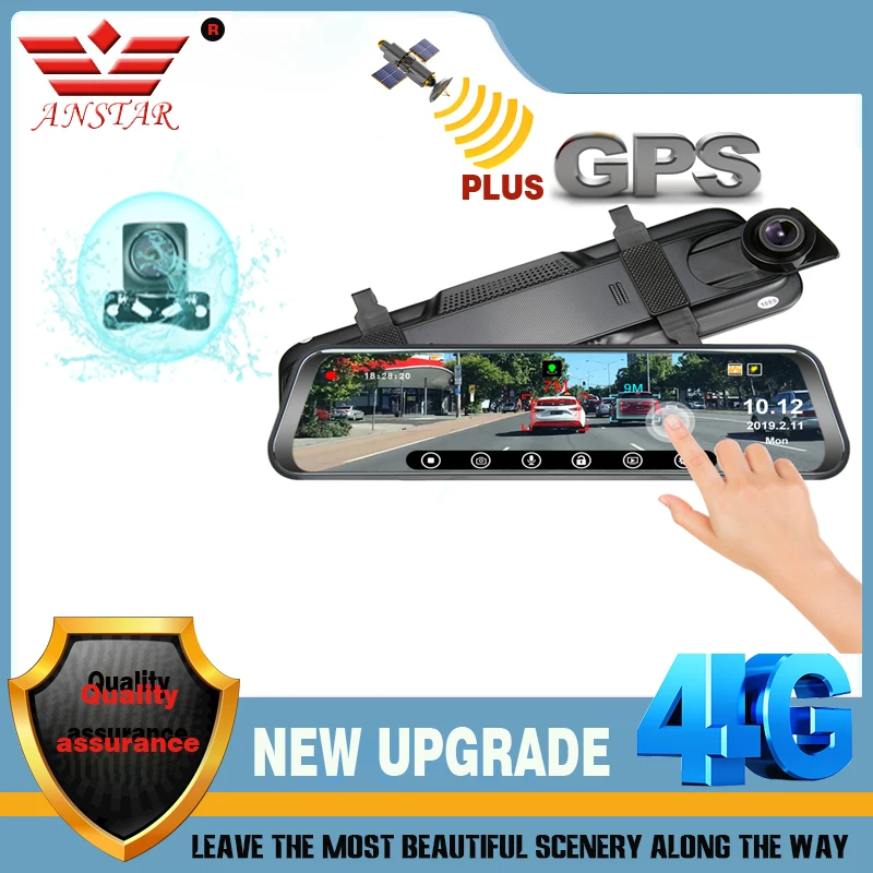 ANSTAR Автомобильный видеорегистратор Android 4G Автомобильный зеркальный видеорегистратор 1080P DVR Автомобильное Зеркало ночного видения ADAS GPS Автомобильный видеорегистратор зеркальный видеорегистратор