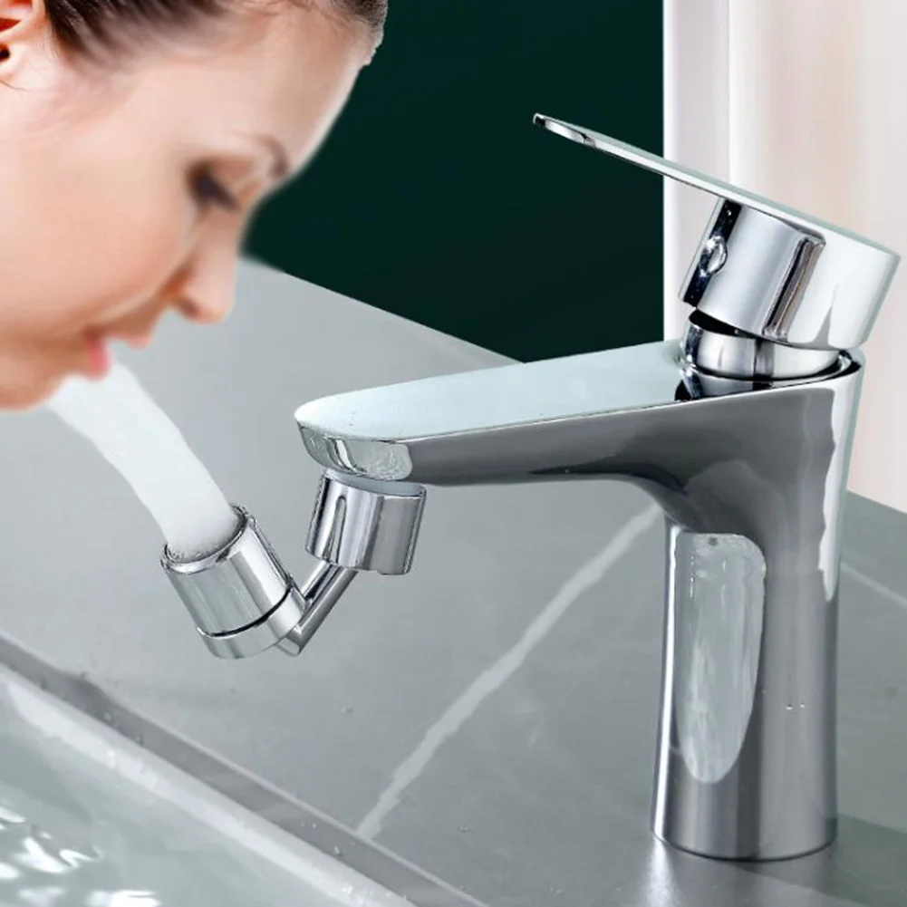 

720 Degrees New Splash Filter Faucet Spray Head Anti-Splash Filter Faucet Movable Kitchen Tap Water Saving Nozzle Sprayer