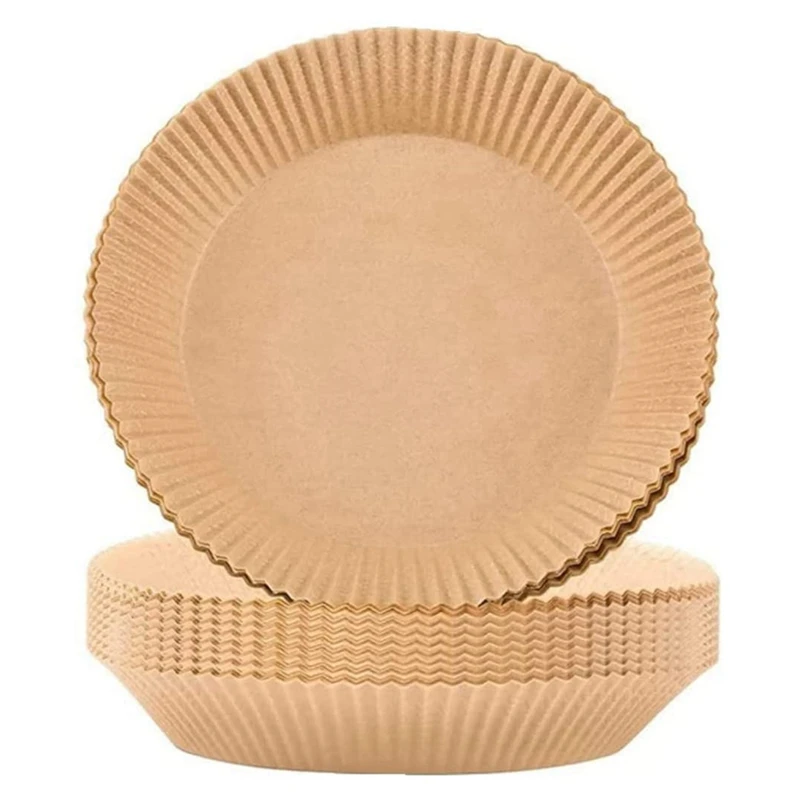 

105 шт. Одноразовый бумажный вкладыш для фритюрницы, одноразовые бумажные прокладки для фритюрницы, антипригарная маслостойкая фритюрница с...