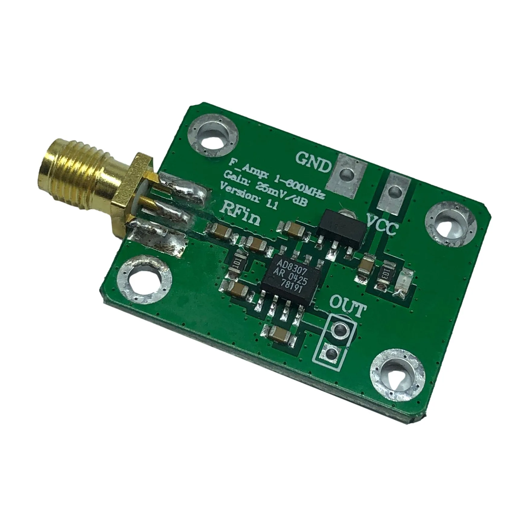 AD8307 RF измеритель мощности логарифмический детектор обнаружение 1-600 МГц