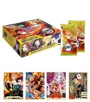 japanese anime demon slayer collections rare card box kimetsu no yaiba games hobby collectibles card battle for child toys gifts