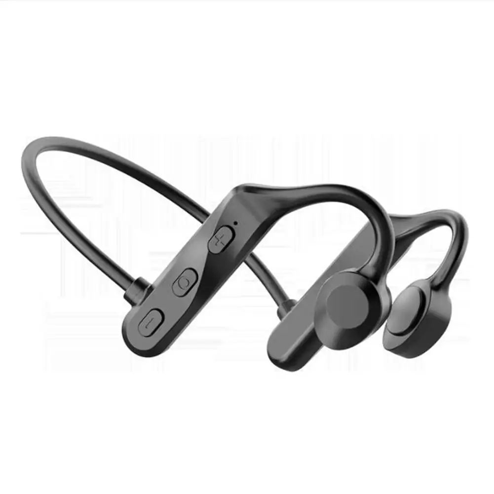 

K69 Bone Conduction Bluetooth-compatible Headset Ear Hanging Neck Noise Reduction Sports Headphones