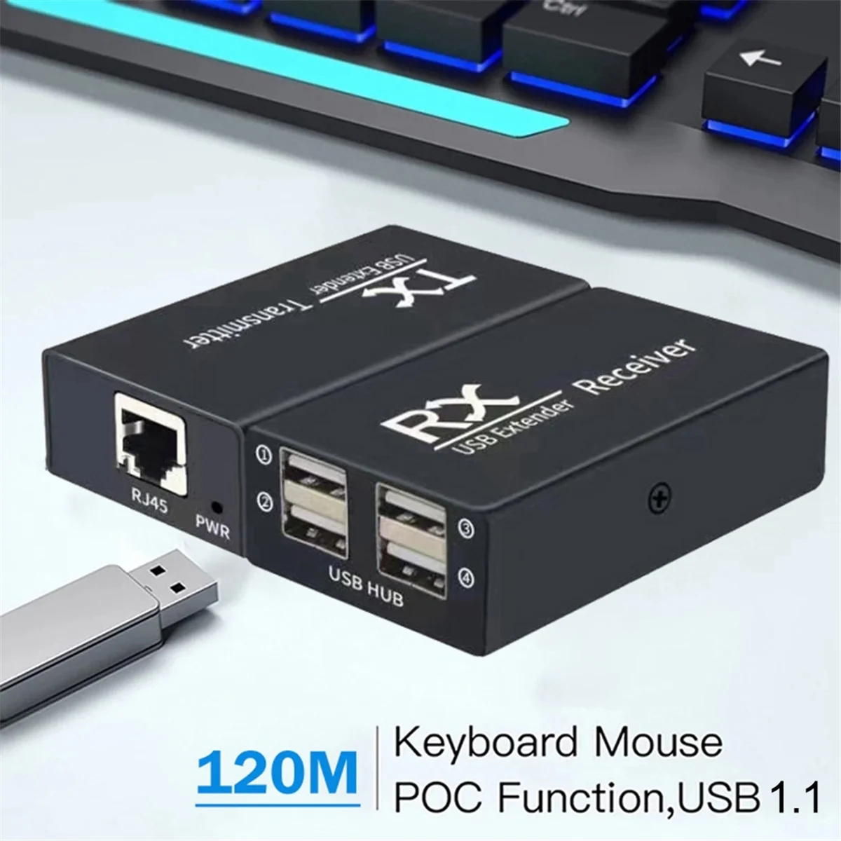 USB-удлинитель USB 1.1 120 м