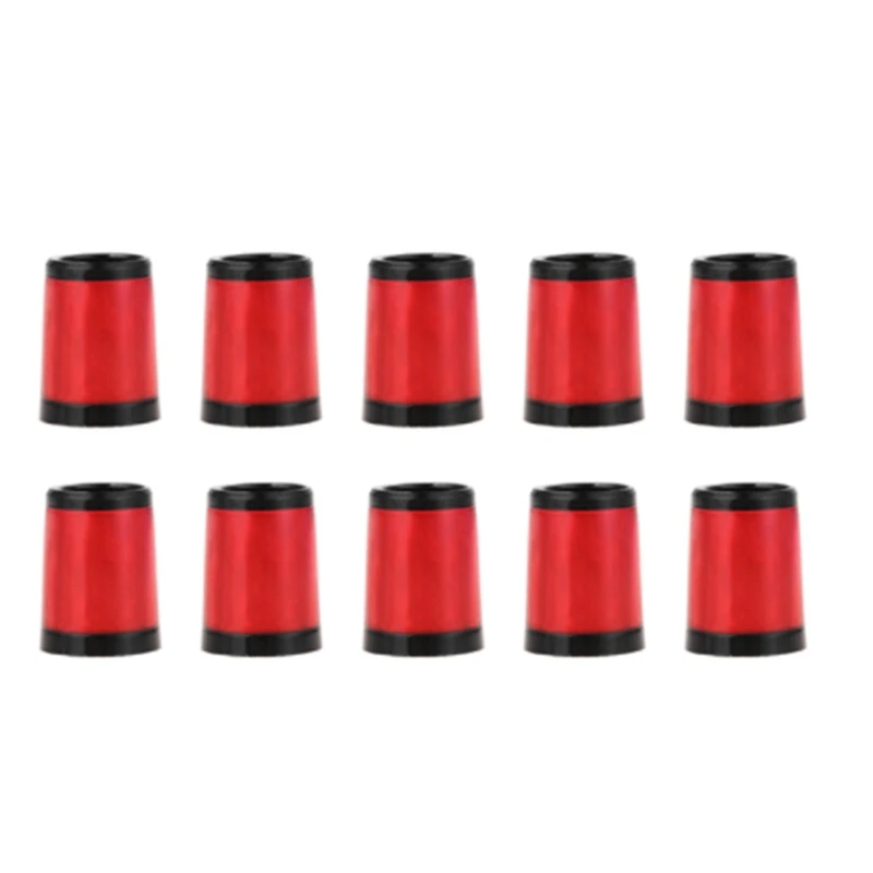 

10Pcs Tip Size 0.370 Golf Ferrules 9.4X18X13.5Mm Golf Sleeve Ferrule For Golf Irons Club Shafts Accessories Red