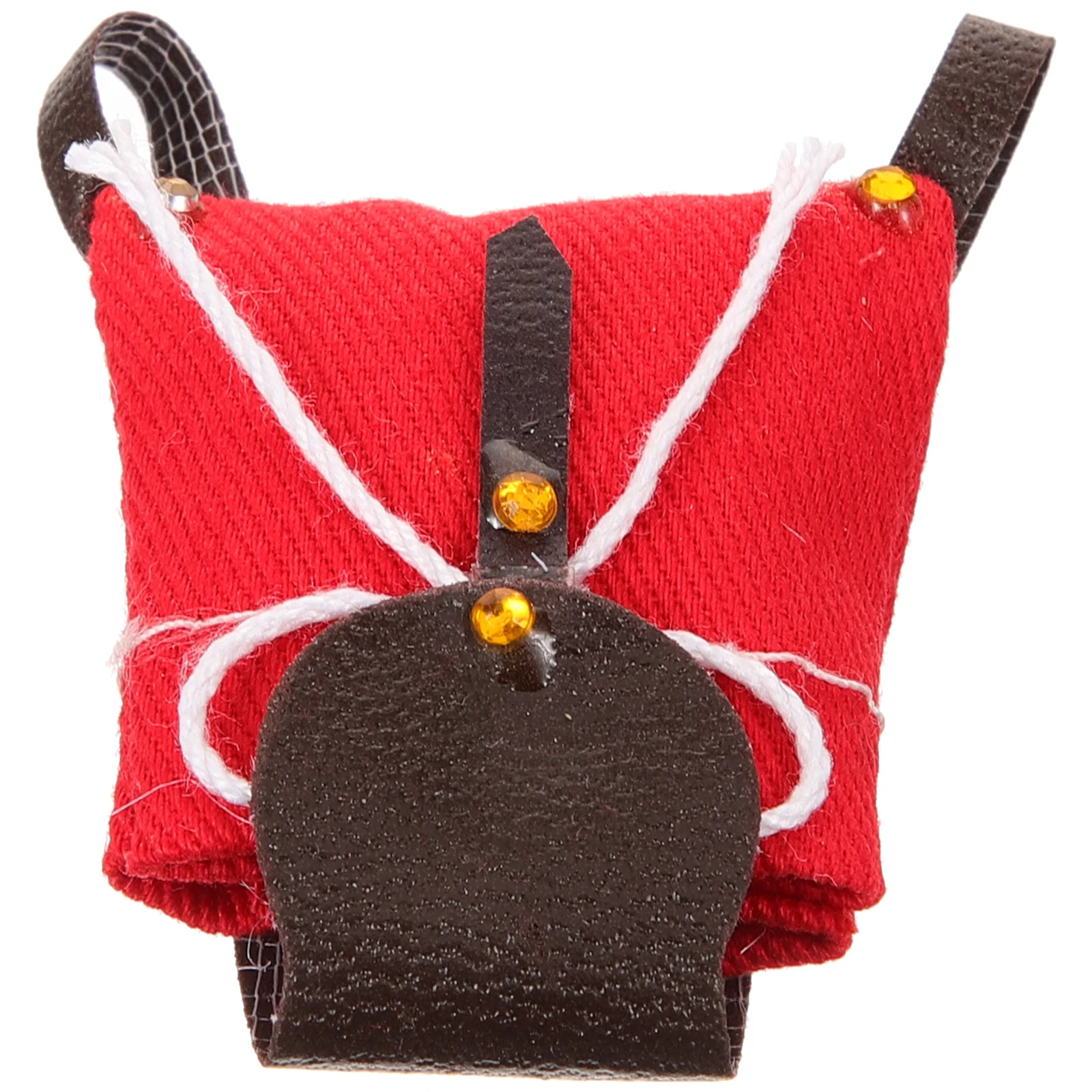 

Accessories Bag Dollhouse Backpack Decor Small Fabric Miniature Miniatures Child