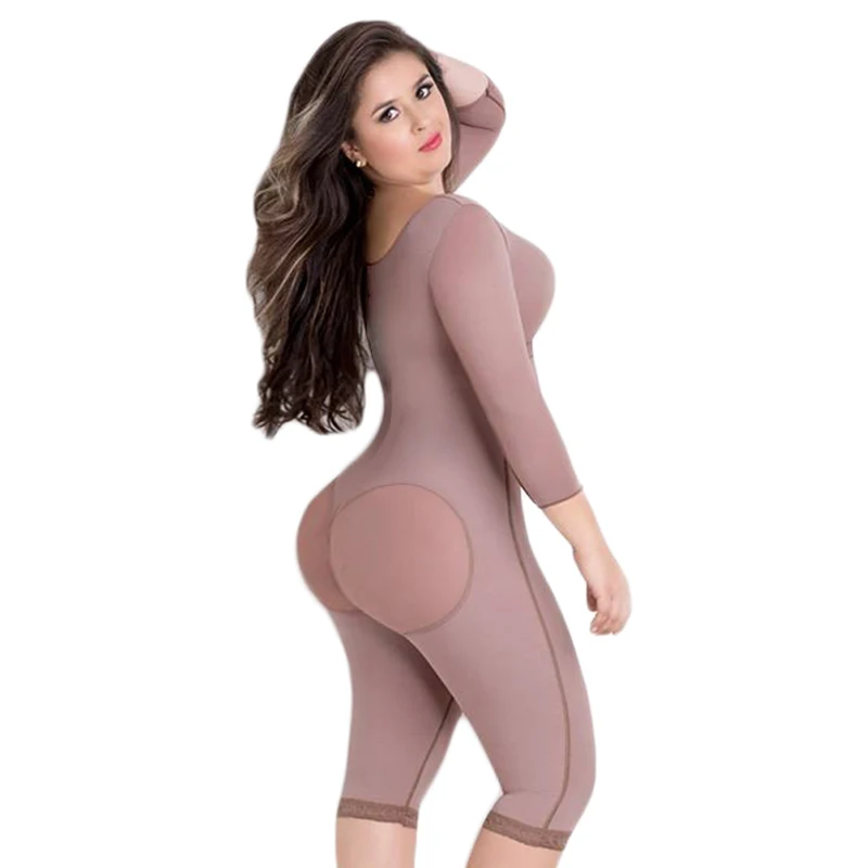 Fajas Reductoras Y Modeladoras Mujer Women Corset Post-Surgical Girdle With Side Closure Women Daily Life Use Double Compression