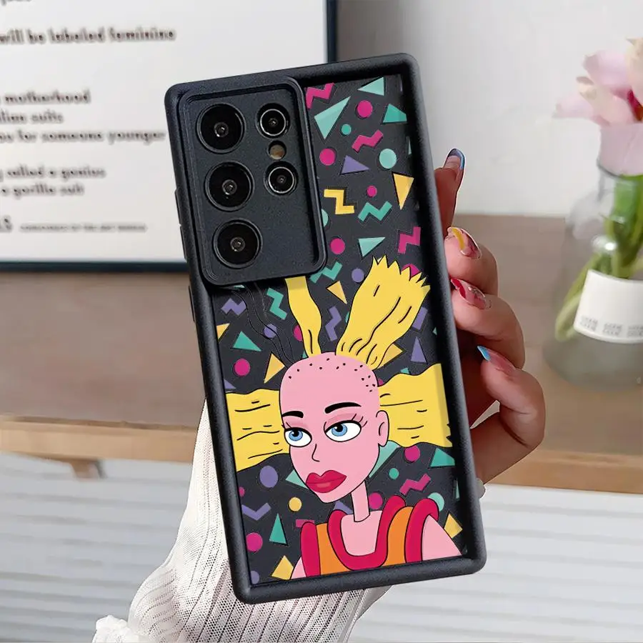 R-cFunny Phone Case for S21 S23 S22 S24 Plus Ultra S20 FE Matte