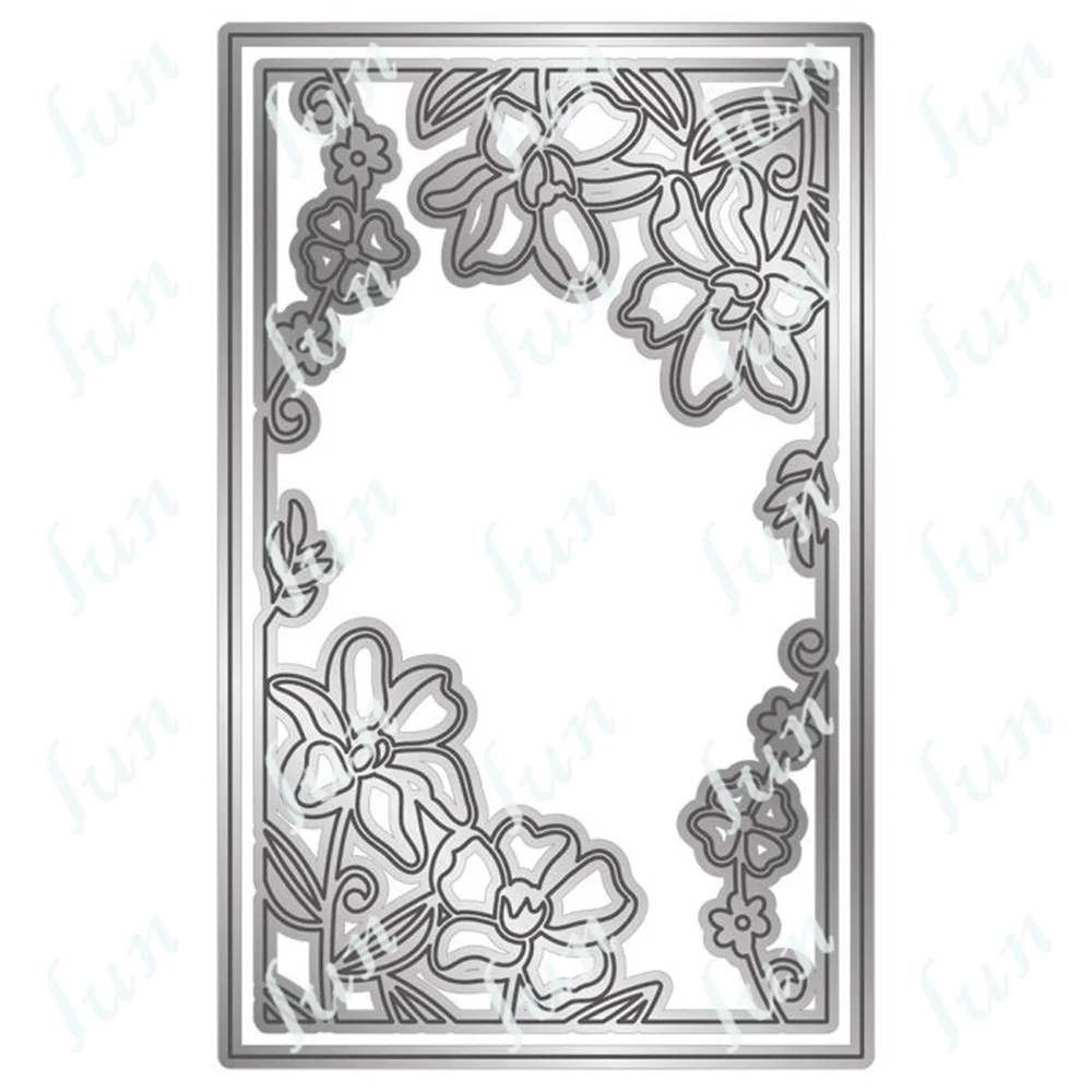 

2022 New High Quality Trailing Florals Metal Cut Dies Diy Scrapbooking Paper Greeting Cards Crafts Coloring Decor Embossing Mold