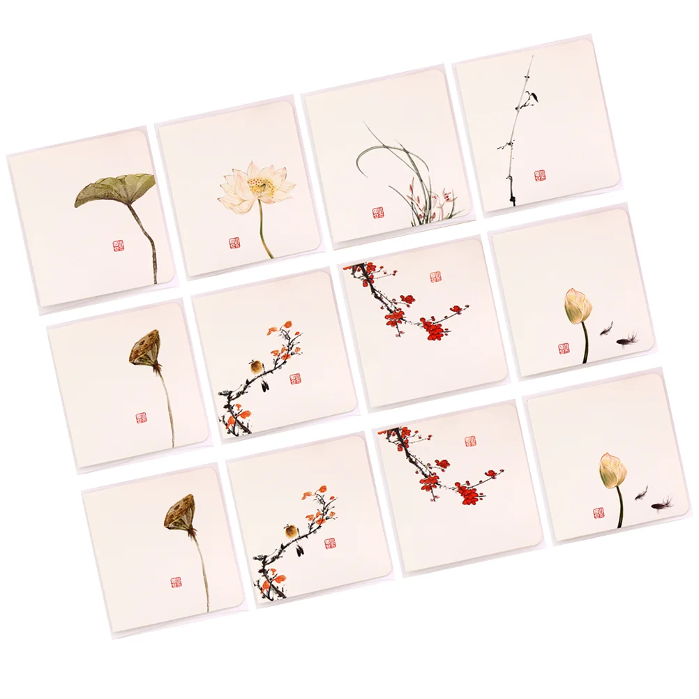 

24 Pcs Invitation Envelopes New Year Invitations Cards Fashion Birthday Greeting Cards New Year Thank You Cards Bride