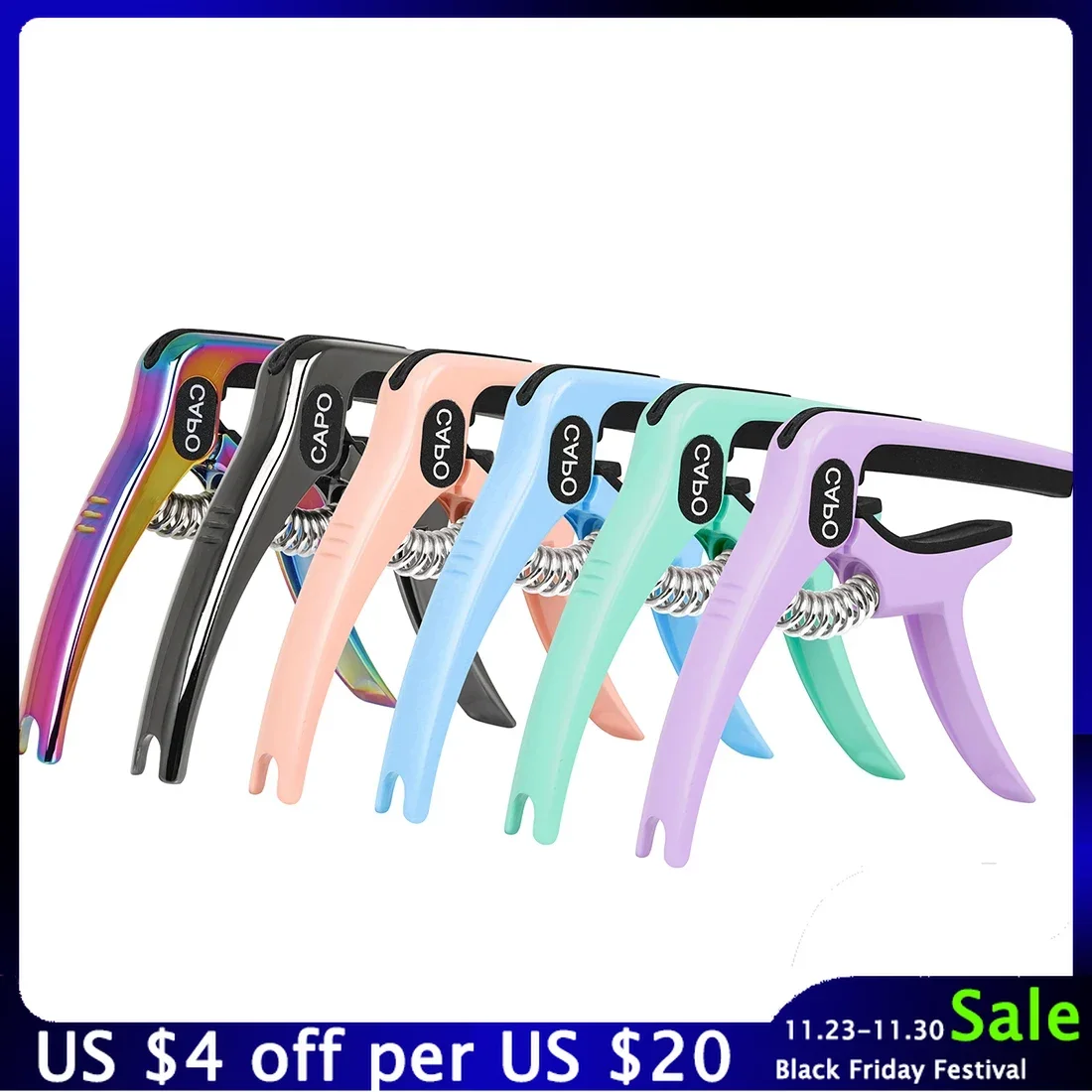 

Guitar Capo for 6 String Acoustic Classic Electric Guitar High Quality Alloy Metal Universal Multifunction Capo Guitar Accessory