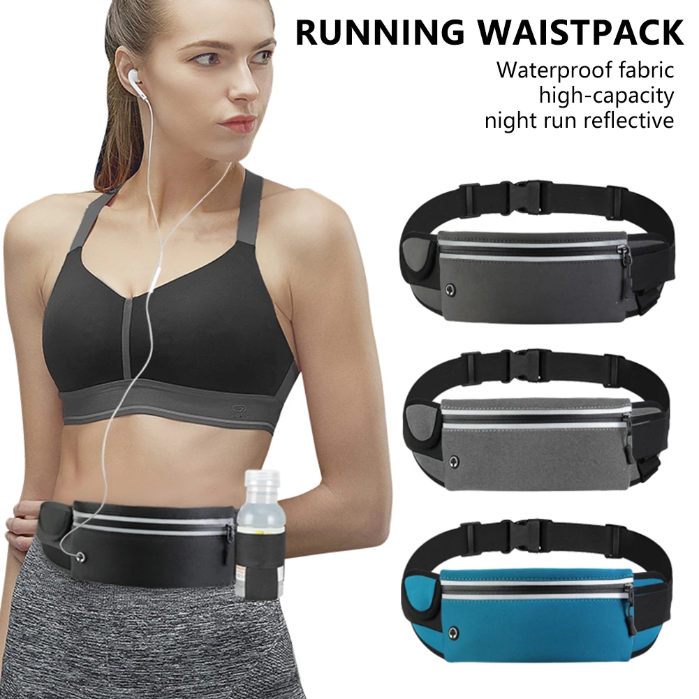 

Outdoor Sports Waist Bag Waterproof Waist Pack Close-Fitting Invisible Belt Bag Fitness Anti-Theft Mobile Phone Bag Bottle