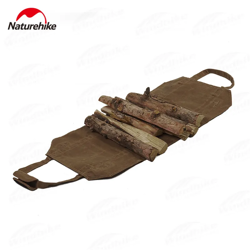 

Naturehike Picnic Oil Wax Firewood Bag Outdoor Big Capacity Wood/Coal Storage Bag Wear-Resisting Portable Ultralight Canvas Bag
