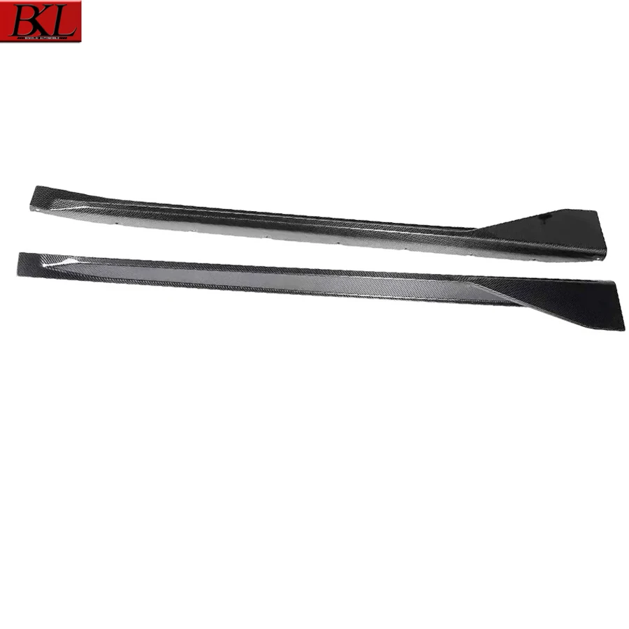 Фото Для BMW M3 M4 G80 G82 G83 21-IN сухие боковые юбки из углеродного волокна, боковой бампер, разветвители, боковая юбка, фартук Cupwings Winglets Canards №3