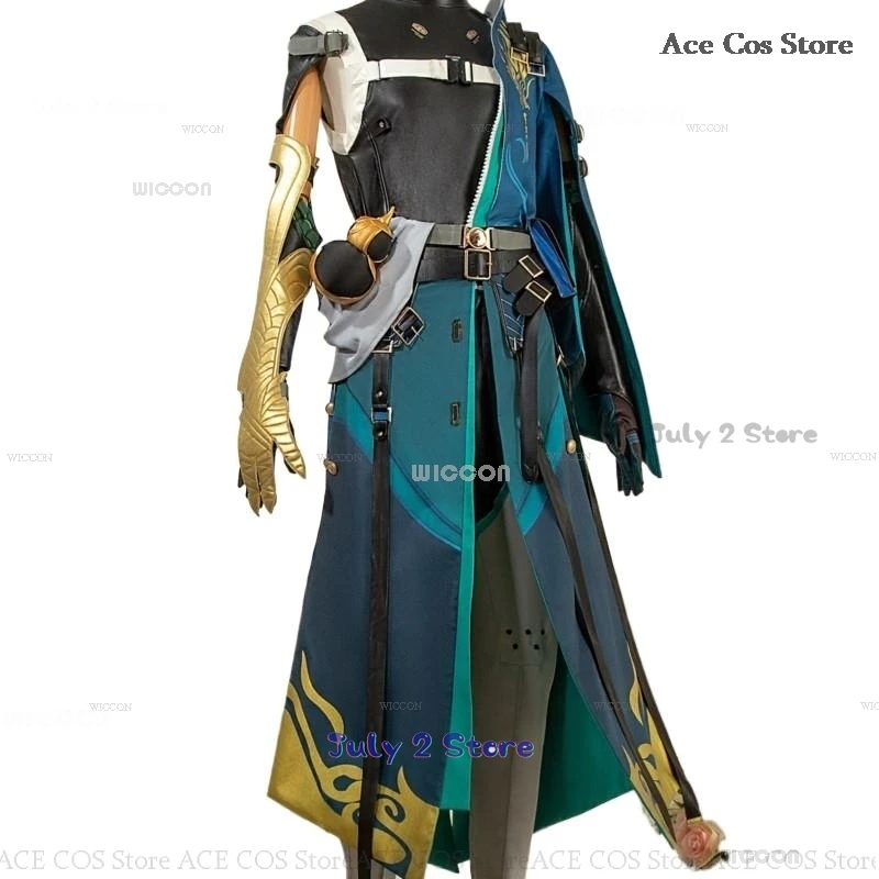 Костюм для косплея Цзянь Цзи Янь из волн Wuthering парик игры в аниме косплей Хэллоуин