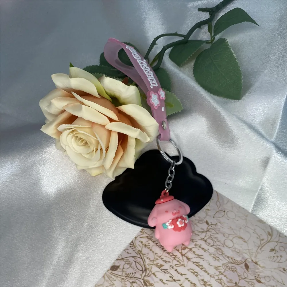 5 шт. Sanrio мультяшный брелок Hello Kitty вишневый цвет Аниме фигурки Kuromi Автомобильный