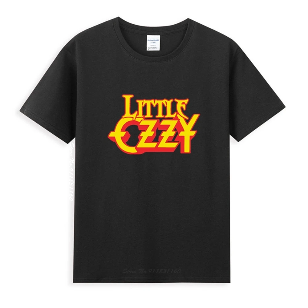 

Little Ozzy Osbourne Logo Classic Black T-Shirt Newest Summer Men's Short Sleeve Popular Tees Shirt Tops Novel Unisex