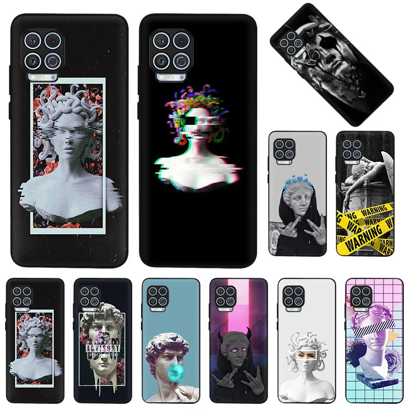 

For Motorola G60 G50 G30 G20 5G G40 G Stylus David Medusa Statue Phone Case Moto One Fusion Hyper G10 G9 G8 Power Edge 20 Cover