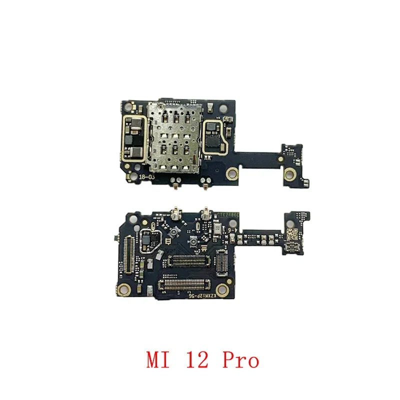 Фото Слот лотка для считывания SIM-карт для Xiaomi 12 Pro 14 Pro, устройство для чтения SIM-карт, гибкий кабель, запасные части №2