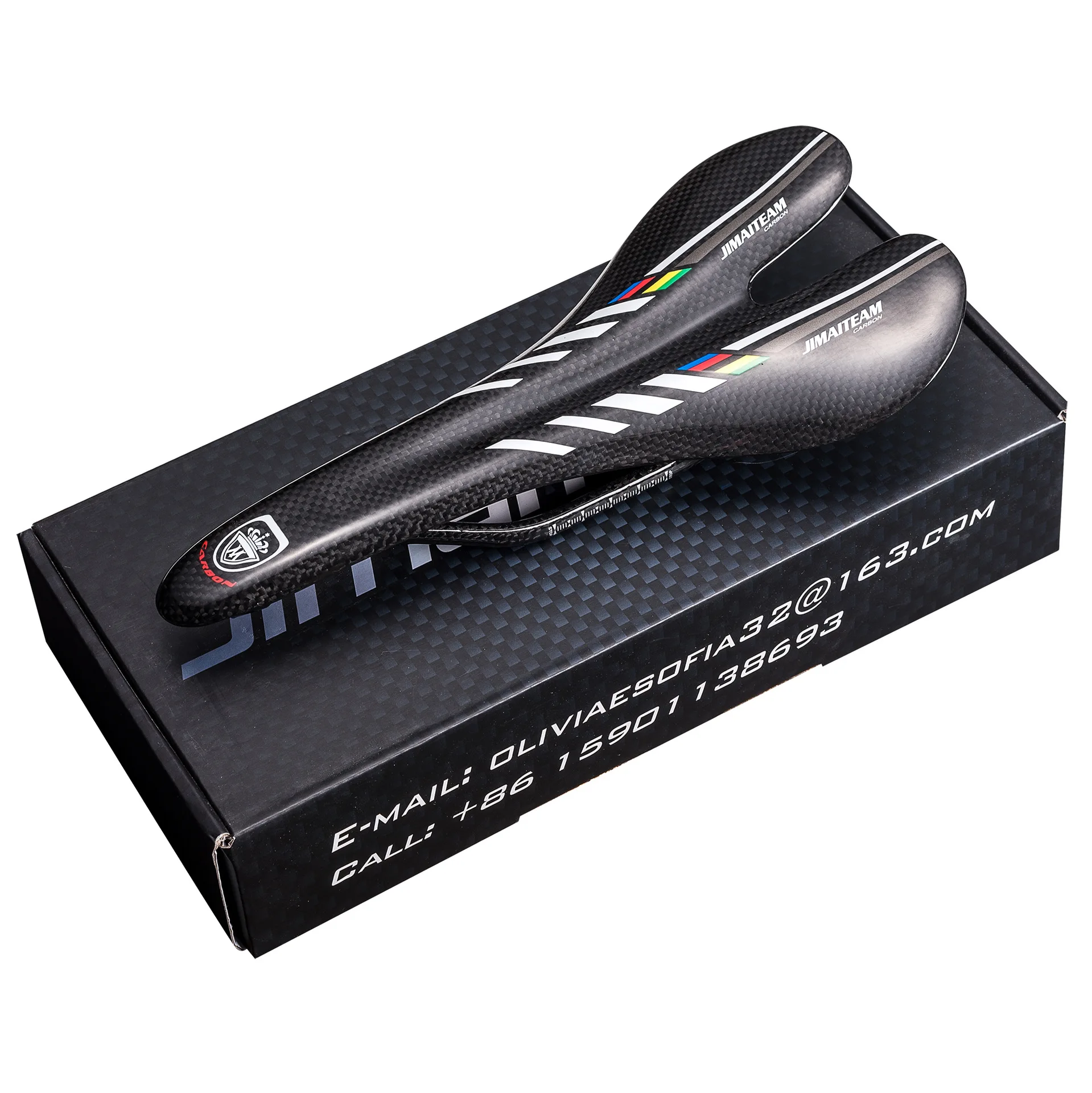 

Bicycle Full Carbon Fiber Seat Cushion Hollow Saddle Mountain Road Bike Seat Cushion 3K Gloss Bike Seats Bicycle Accessories