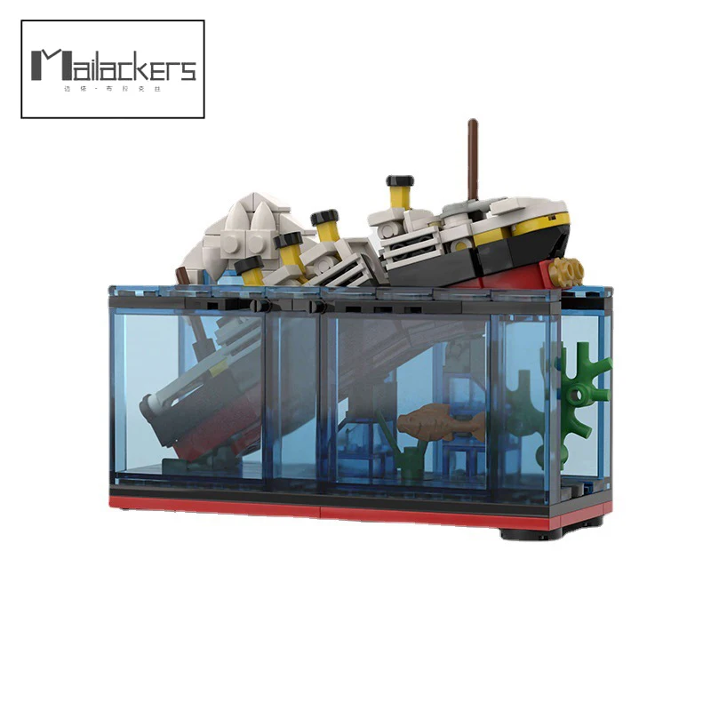 

Mailackers M1722-CP36 Titanic Sunken Model Building Blocks Gifts Classic Cruise Ship Boat Educational Toys Toys for Children Toy