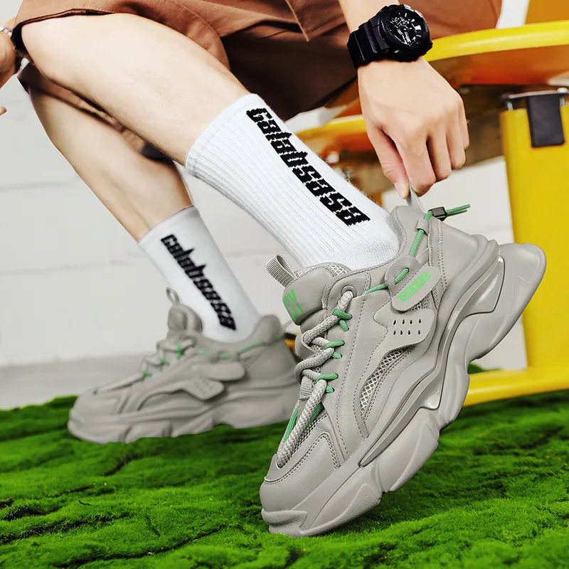 Мужская повседневная спортивная обувь модная мужские кроссовки дышащие уличная