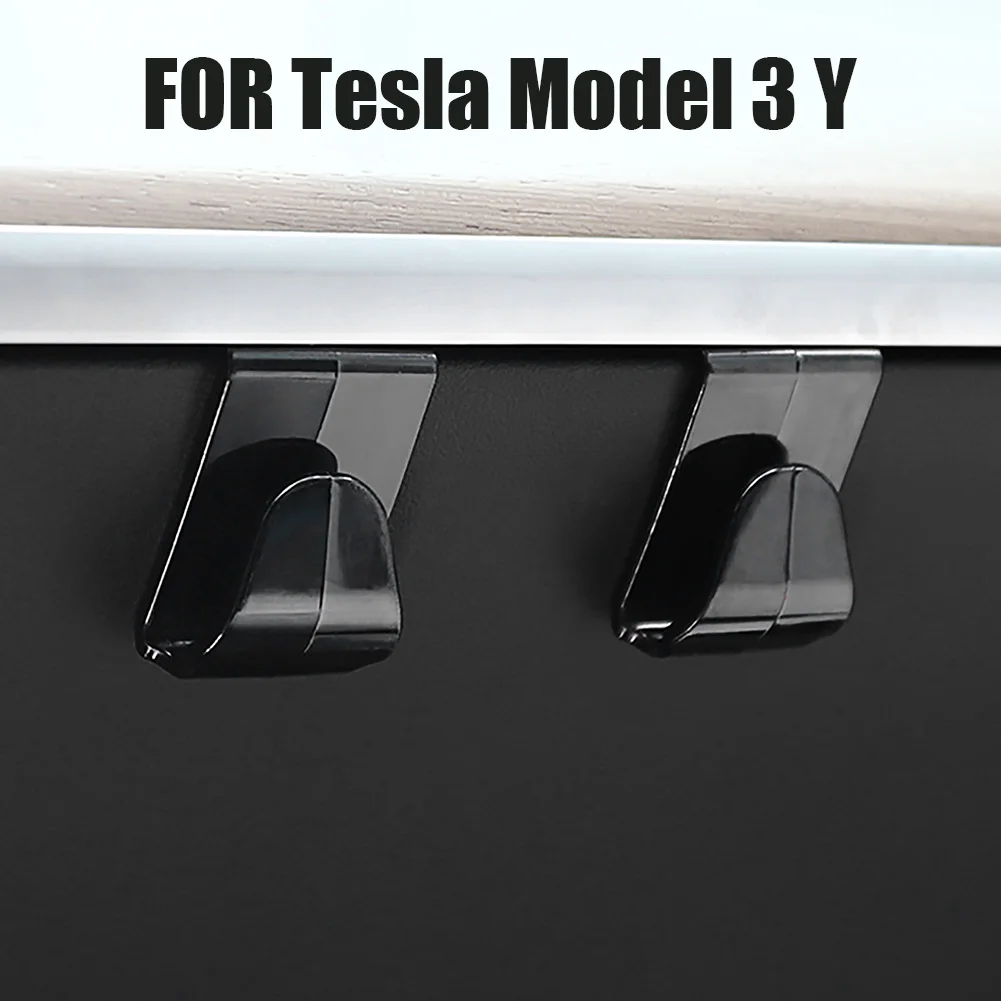 

Passenger Glove Box Hook Hanger Glove Compartment Bag Purse Storage Organizer for Tesla Model 3 Y Accessories